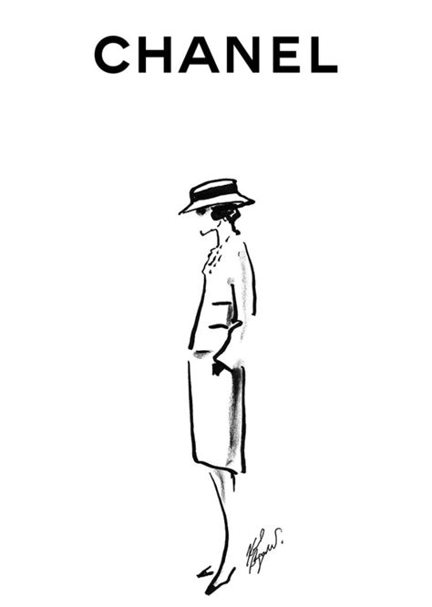 coco chanel dessin|Coco Chanel french.